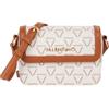 Valentino Lady Re, Borsa Donna, Bianco/Cuoio