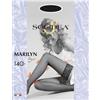 SOLIDEA BY CALZIFICIO PINELLI MARILYN 140 SHEER CALZA AUTOREGGENTE NERO 4