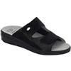 SCHOLL SHOES ANTONIA ELASTIC PELLE SCAMOSCIATA GLITTERATA NERA 37