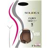 SOLIDEA BY CALZIFICIO PINELLI CURVY 140 SHEER COLLANT CAMEL 3ML-XL