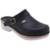 SCHOLL SHOES CLOG SUPERCOMFORT BACK/STRAP UNISEX NAVY BLUE 39