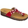 DR.SCHOLL'S Div.Footwear ALICIA FLIP-FLOP MICROFIBRA ROSSO/BIANCO 36