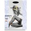 SOLIDEA BY CALZIFICIO PINELLI MARILYN 140 SHEER CALZA AUTOREGGENTE NERO 4XL