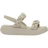 SCHOLL SHOES BOCA SANDAL LEATHER W BEIGE 41