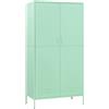 vidaXL Armadio Menta 90x50x180 cm in Acciaio