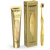 Curasept gold luxury whitening dentifricio 75 ml + spazzolino - CURASEPT - 978577005