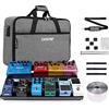 GHOSTFIRE Ghost Fire Pedaliera Chitarra, pedalboard in lega di alluminio, 800 g, effetto super leggero, 50 x 30cm, con borsa per il trasporto,SPL-04