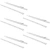 Emuca - Guida-Binario con Cuscinetti a Rulli per Cassetto, Verniciato Bianco, 500 mm, Set di 5