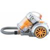 H.Koenig TC34 Aspirapolvere a traino multiciclonico senza sacco classe A, 2,5L, Basso consumo + Accessori, Arancio