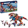 LEGO DREAMZzz 2 in 1 Dinosauro Robot C-Rex di Cooper, Action Figure di T.Rex Gio