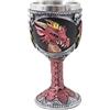Calice con drago rosso 19 cm