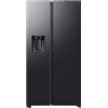 SAMSUNG Frigorifero Side by Side Air Space AI RS80F66KBF/EF con Dispenser Acqua/Ghiaccio, Wifi con AI Energy Mode, SpaceMax, Twin Cooling Plus, 634 L, LxAxP: 91,2 x 178,4 x 72,6 cm, Antracite