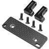 LINSYRC 1Set Supporto Servo RC Staffa Fissa Servo in Lega di Alluminio per 1/10 Scala Axial Wraith Capra 90048 RR10 RC Crawler Car