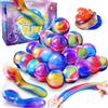 YOPINSAND Galaxy Slime Kit, 24 palline di slime per bambini