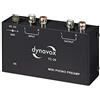 Dynavox TC-20 preamplificatore phono, custodia metallica compatta, per giradischi con sistemi a capsule MM, nero