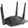 D-Link DIR-X1860 Router EXO AX1800 Wi-Fi 6 con porta WAN e 4 porte LAN, MU-MIMO, gestione della banda SmartConnect, Speedtest integrato. Si integra con Amazon Alexa e Gooogle Assistant.