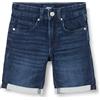 ONLY KIDS ONLY KOBPLY Shorts Jog PIM3199 Noos, Pantaloncini di Jeans Bambino, Dark Blue Denim,