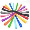 SYEYCW 20 elastici in silicone spessi e colorati, per ufficio, cartelle, libri, arte, scuola, casa, cucina, confezioni