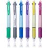 MROOFUL Penne multicolori, 6 penne gel retrattili 4 in 1, da 0,5 mm, colorate, penne a sfera cancellabili, per ufficio, scuola, studenti, regalo per bambini