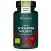 Vegavero Astaxantina Biologica | Antiossidante Estratto da Haematococcus Pluvialis | Difese Immunitarie, Salute della Pella e degli Occhi | Alta Biodisponibilità | Vegan | Senza Additivi | Vegavero®