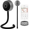 Lionelo Care Babyline Smart Smart, Baby Monitor, Baby Camera Wi-Fi, Applicazione mobile, Rilevazione di movimento e rumore, Visibilità al buio