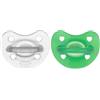 Chicco PhysioForma Gommotto Luxe Fluo, Ciuccio in Silicone 6-16 M, Set di Gommotti Morbidi e Delicati, Supportano la Respirazione Fisiologica e Favoriscono il Corretto Sviluppo della Bocca, 2 Pezzi