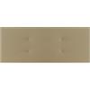 WIN REST Cabecero Venus Imbottitura Comfort Letti di Fascia Alta, Struttura in Legno, Rivestimento in Ecopelle, Schiuma, Beige, 170x60cm (Cama 150/160)