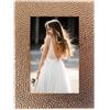 Lawrence Frames Cornice portafoto in metallo dorato, 10 x 15 cm, design martellato