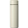 Kyocera Borraccia termica SLIM Kyocera con rivestimento interno in ceramica, calda per 12 ore, fredda per 24 ore, senza BPA, facile da pulire, a prova di perdite, 300 ml, sand-beige, MB-10S-SB SLIM
