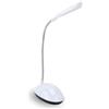 Parence.- Lampada da scrivania a LED con braccio orientabile - funzionamento a batteria - luce ideale per studenti, letto e ufficio