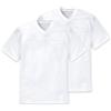Schiesser Mezza Manica Americano T-Shirt Scollo A V Pacco Doppio Bianco - Bianco (100-bianco), 6 (L)