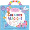 Doremì Junior Creature magiche. Scuola di disegno. Ediz. a spirale. Con 8 acquerelli. Con pennello. Con stencil