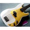 Parafango Fender Made in Japan basso di precisione tradizionale anni 50 bianco biondo m...