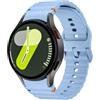HUZU Cinturino Compatibile con Samsung Galaxy Watch 7/7 LTE/4/4 Classic 40mm 44mm, 20mm Cinturino Sportivo di Ricambio in Silicone Compatibile con Samsung Galaxy Watch 6/6 Classic 43mm 47mm/Watch 5