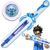 INFINITY NADO trottola per bambini in metallo, Battle Tops lanciatore di trottole per bambini, trottole per bambini da 5 6 7 8 9 10 11 12 anni, Mini Sword Fury Wave Dragon