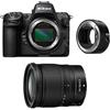 Nikon Kit fotografico personalizzato creato utilizzando NIKON Z8 + Z 24-70mm f/4 S + Adaptateur FTZ II