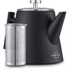 SILBERTHAL Teiera con infusore 1L - Acciaio Inox - Mantiene il tè caldo - Isolamento a doppia parete - Teapot