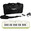 MusicalStore2005 Kit Tastiera SA-51, Borsa e Tracolla e Alimentatore Compatibili, Mini Tastiera 32 Tasti Polifonica 8 Voci, Nero/Bianco - Perfetto per Bambini e Studenti
