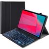 leleyo Custodia Tastiera Retroilluminata per Tablet Lenovo Tab M10 Plus da 10,3 pollici FHD (TB-X606F/TB-X606X) / K10 (TB-X6C7), Cover con Tastiera Bluetooth Wireless Rimovibile Magnetica QWERTY