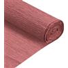 QUARKZMAN 2pz Rotolo di Carta Crespa 210cm Lunghezza 50cm Larghezza per Cerimonia Nozze Varie Grandi Feste Decorazione, Rosso Scuro