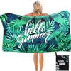 ZLPBAO Telo Mare Microfibradi, Telo Antisabbia Mare Coperta da Spiaggia, Telo Palestra Leggero e ad Asciugatura Rapida Adattoper Spiaggia, Palestra, Viaggi, Sauna 160x80cm