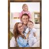 Giftgarden Cornice 20x30 Marrone Rustico, Portafoto da Tavolo e Parete, Decorazione per Casa, Ufficio, Azienda,1 Pezzo
