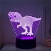 Deluisho 3D Lampade Dinosaur, Luce Notturna Bambini Dinosauro, Lampada Decorativa per Bambini a Tema Dinosauro, 16 Colori a Commutazione Libera con Luci Ambientali Calde