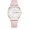 CIVO Orologio Donna Cinturino Pelle: Rosa Orologio da Polso Analogico Quarzo Calendario - Orologio Elegante Impermeabile Moda Design Regalo Donna