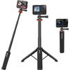 PULUZ Insta 360 x4 treppiede da 52 cm per Insta360 One X2 X3 X4, asta di estensione per selfie per DJI Action 5 Pro Pocket 3 Ation3 4 per GoPro 13 12 11 10 9