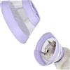 GIEEU Collare a cono per gatti, morbido, regolabile, traspirante, per il recupero del collo del gatto, collare di recupero in rete per smettere di leccare, viola (taglia M: collo 17-23 cm)