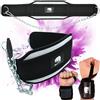 BBGuards Cintura zavorra palestra e polsini palestra. Confezione di fasce polsi palestra e cintura dip zavorra. Cintura pesi palestra con catena e polsiere bodybuilding per calisthenics per uomo e donna.