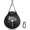 Mytra Fusion Wrecking Ball Sacco da Boxe, Vuoto Rotondo da 2 Piedi Sacco Boxe, Sacchi da Boxe per Boxe, MMA, Arti Marziali, Kickboxing e Borsone Muay Thai (Nero)
