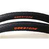 Generico BMZ 2 Copertoni 700 x 28C (28-622) Deestone RIGIDI Corsa, Gravel Bike Neri | Pneumatici Stradali in Gomma BicI