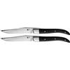 Tognana Tex Mex set 2 coltelli forgiati Bistecca Wood lama dritta acciaio inox 18/10 - Confezione da 2 pezzi